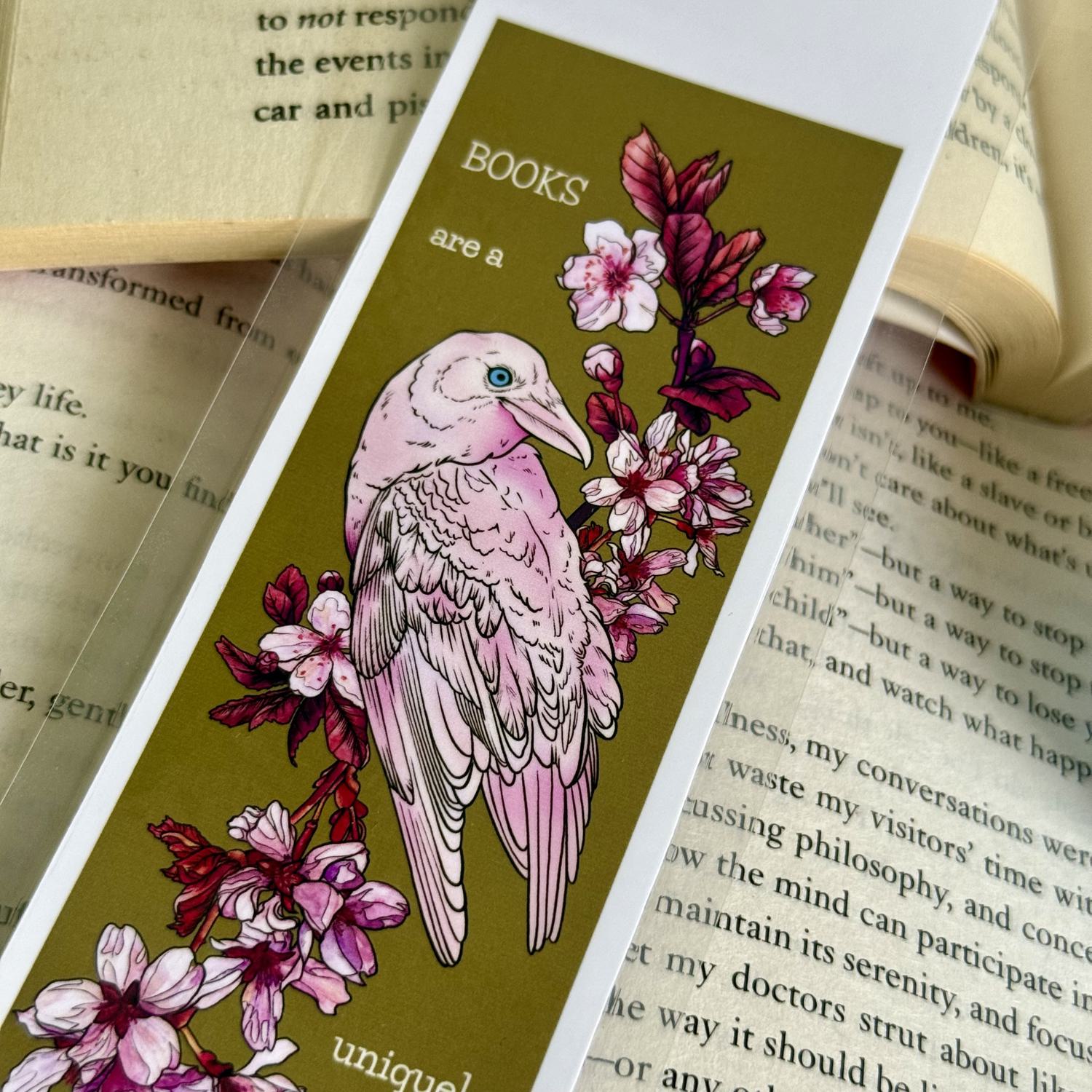 White Raven Bookmark - Image 3