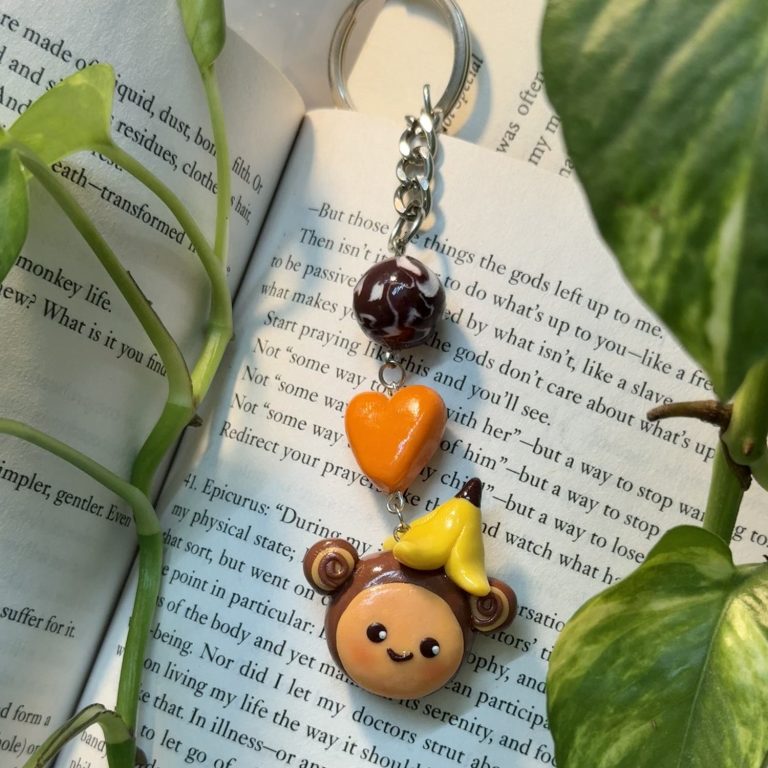 Monkey I Keychain