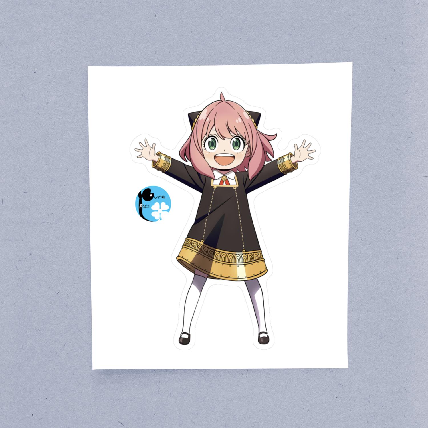 Anya Forger I SpyxFamily - Laptop Sticker - Image 2