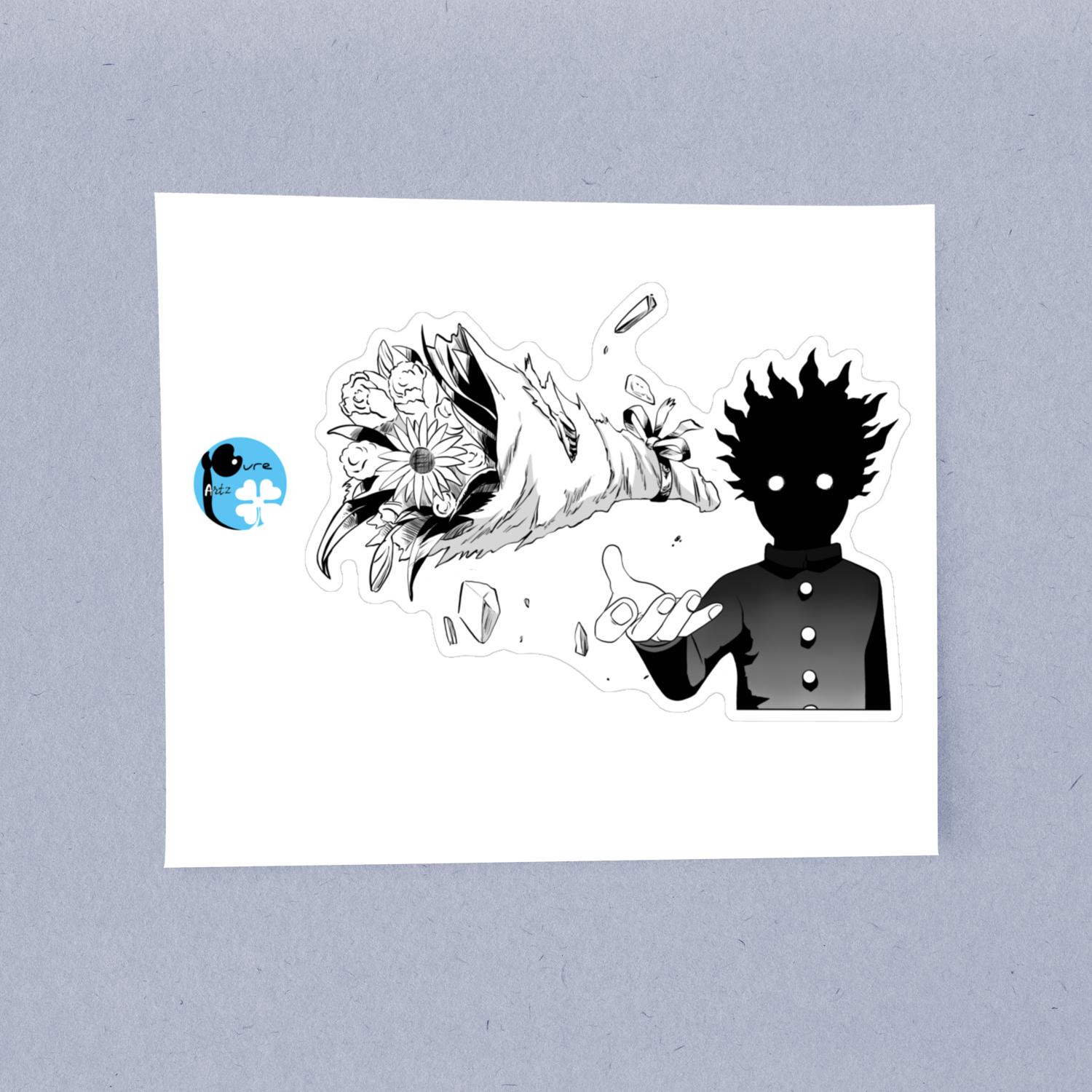 Mob I (Mob Psycho 100) – Laptop Sticker - Image 2