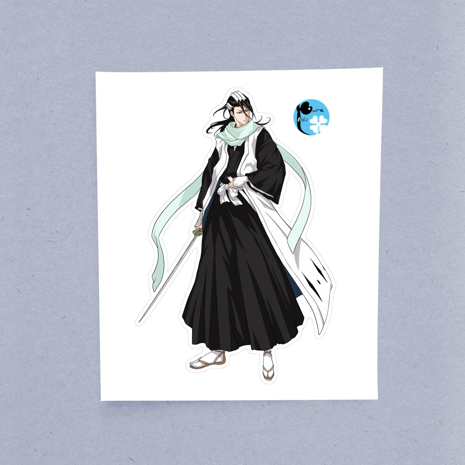 Byakuya Kuchiki Bleach – Laptop Sticker - Image 2