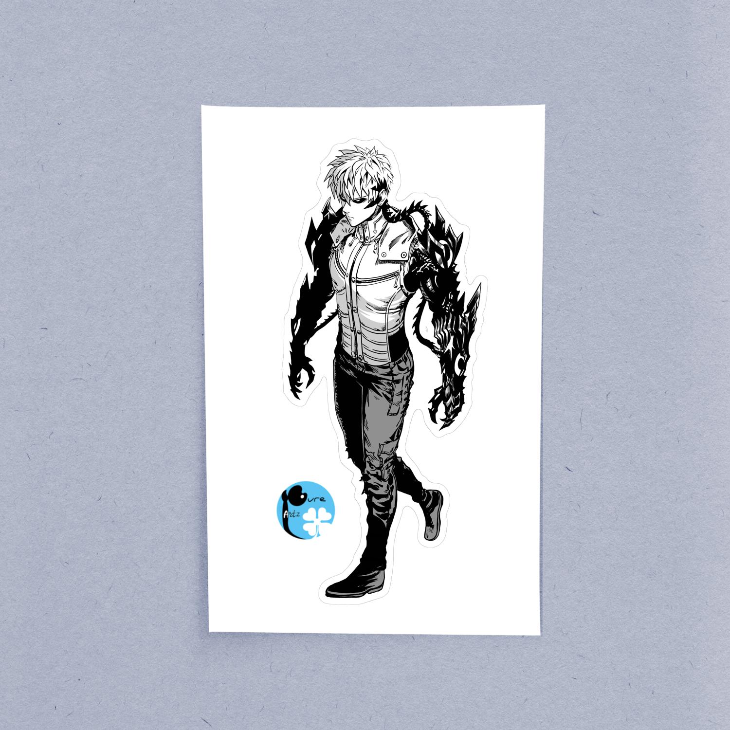 Genos III (One Punch Man) - Laptop Sticker - Image 2
