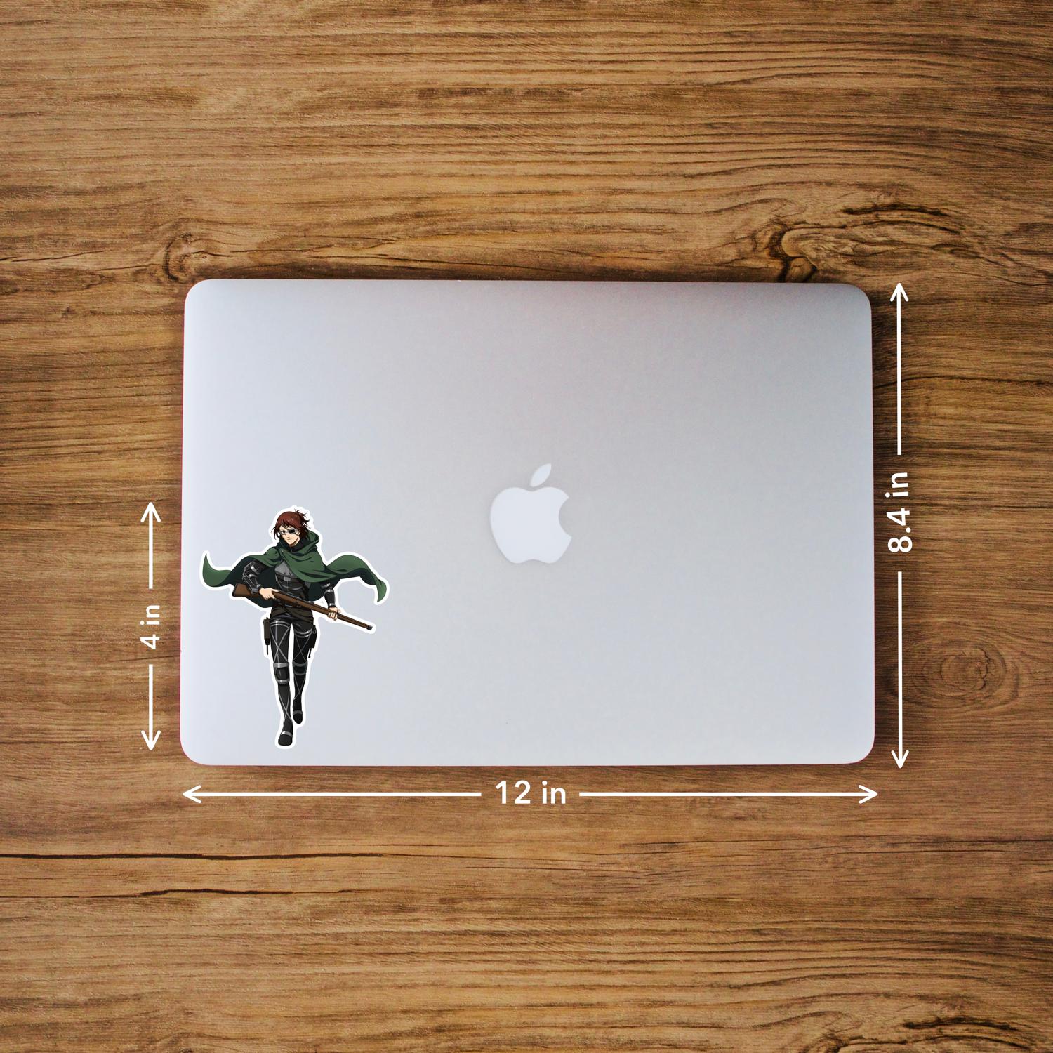 Hange Zoë AOT – Laptop Sticker - Image 3