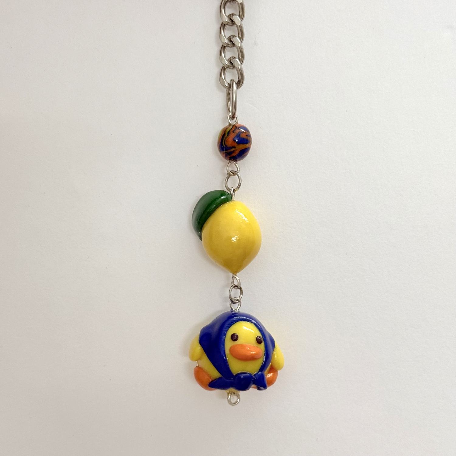 Lemon and Duck Keychain - Image 2