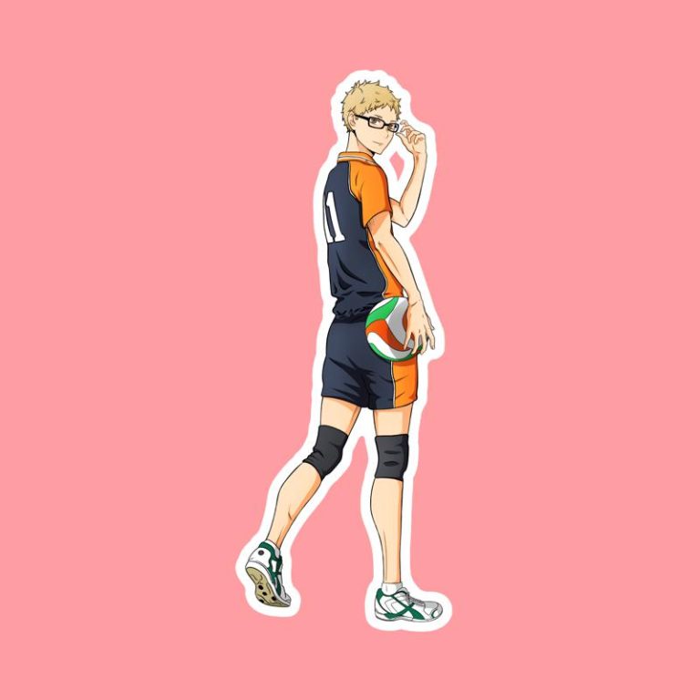 Tsukishima Kei Haikyuu β Laptop Sticker