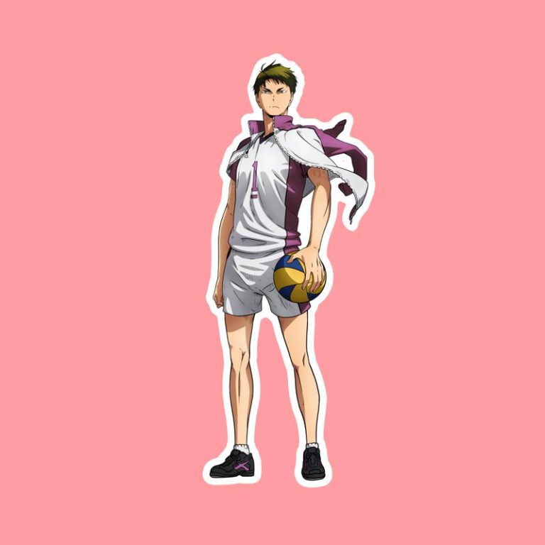 Ushijima Wakatoshi Haikyuu β Laptop Sticker