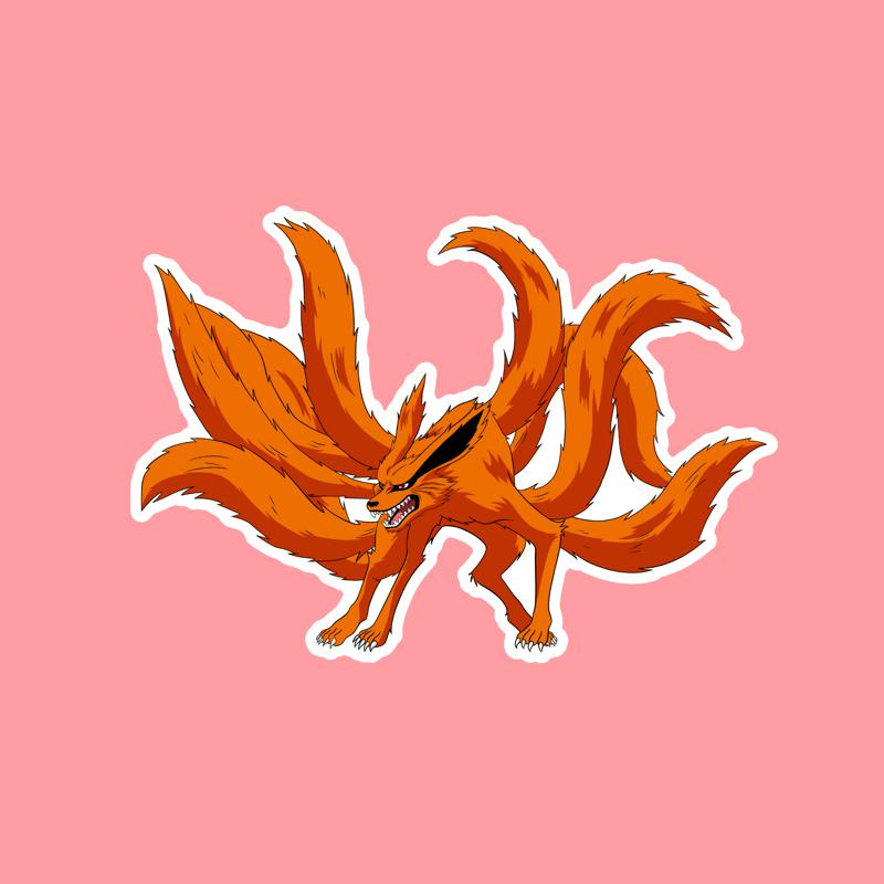 Kurama – Laptop Sticker