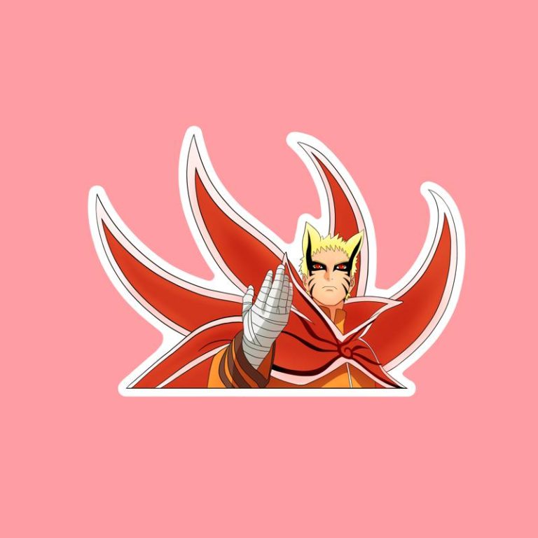 Naruto Uzumaki Baryon Mode – Laptop Sticker