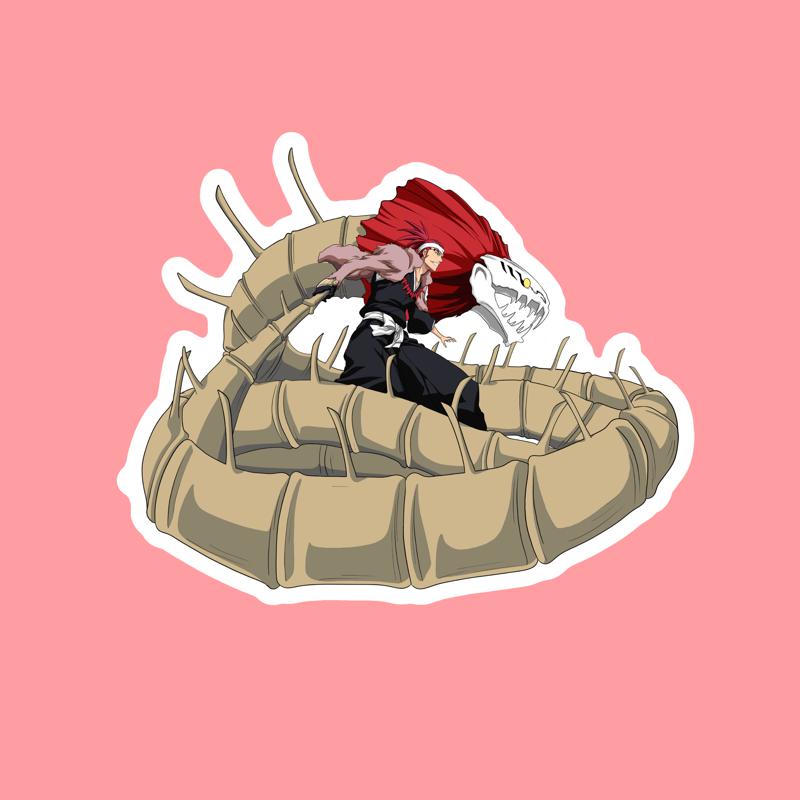 Renji Abarai Bankai Bleach – Laptop Sticker