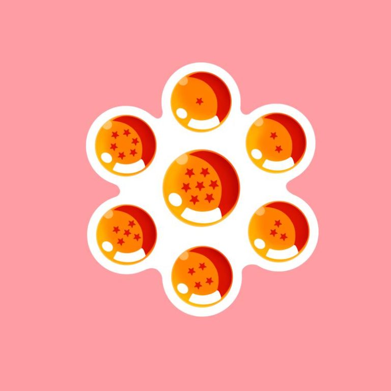 Dragon Balls - Laptop Sticker