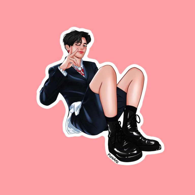 Choi Yeonjun TXT - Laptop Sticker