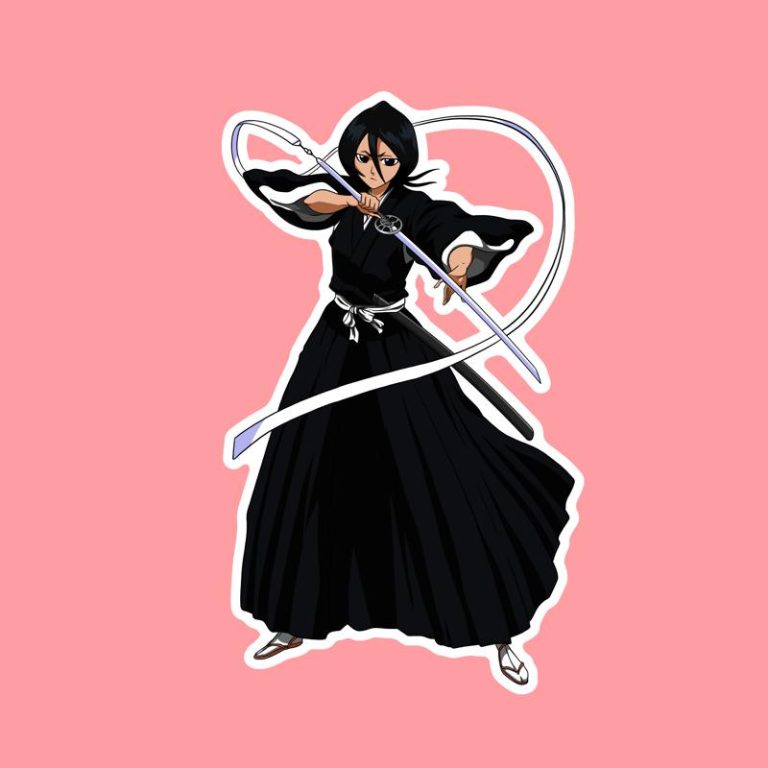 Rukia Kuchiki Bleach – Laptop Sticker