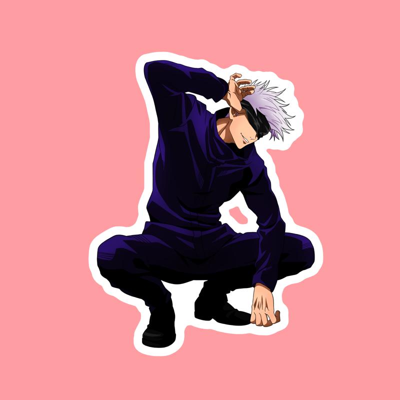 Gojo Satoru Jujutsu Kaisen IV - Laptop Sticker