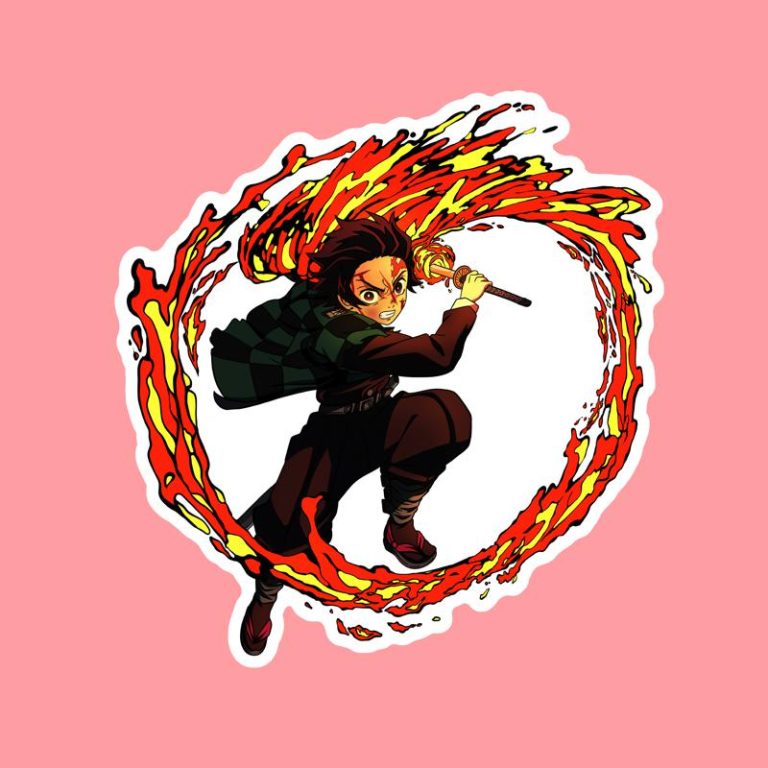 Tanjiro Kamado II Demon Slayer (Kimetsu no Yaiba) – Laptop Sticker