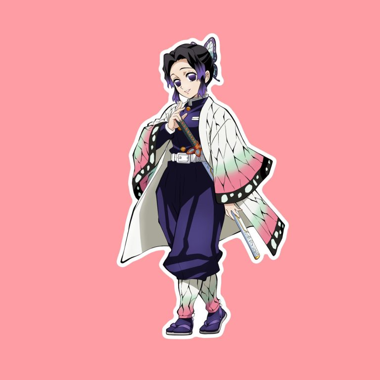 Shinobu Kocho Demon Slayer (Kimetsu no Yaiba) - Laptop Sticker