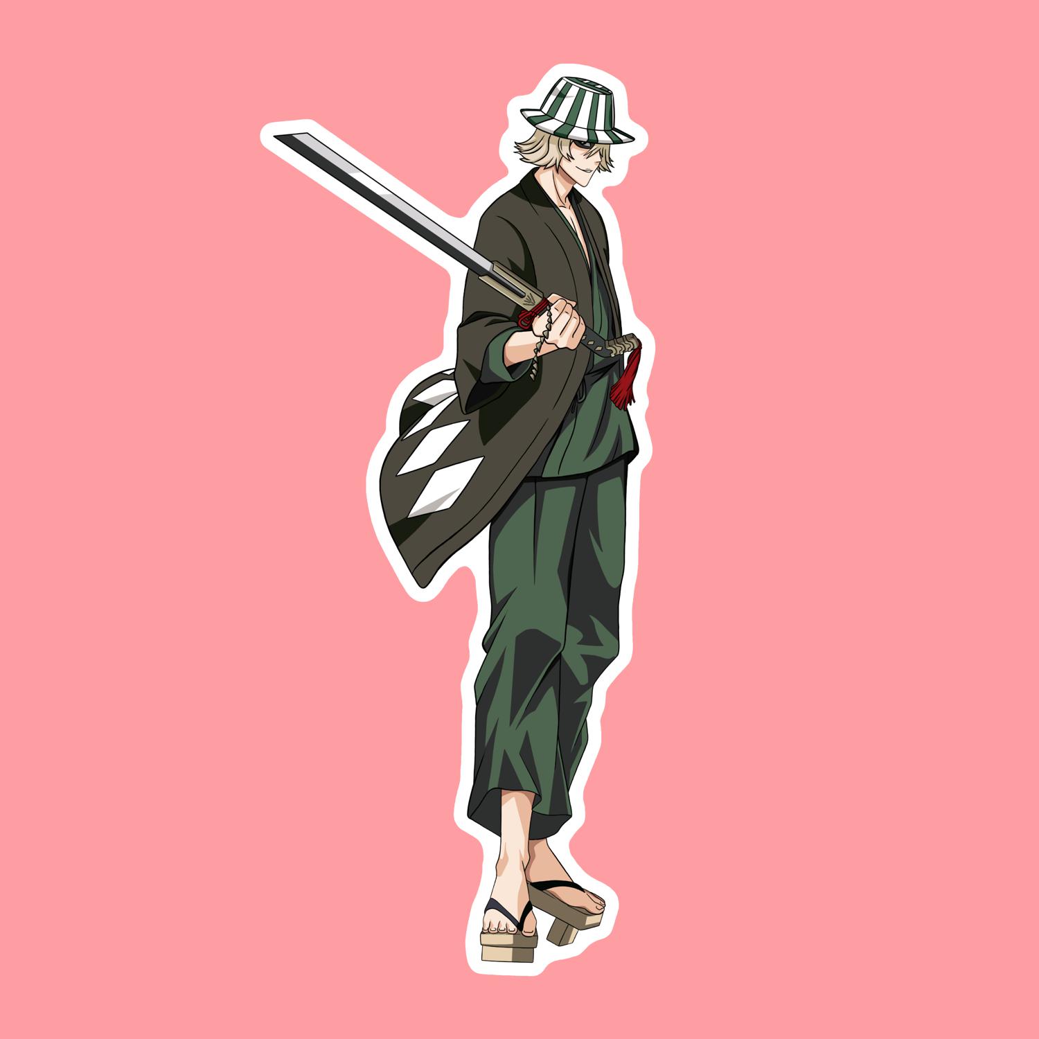 Kisuke Urahara Bleach – Laptop Sticker