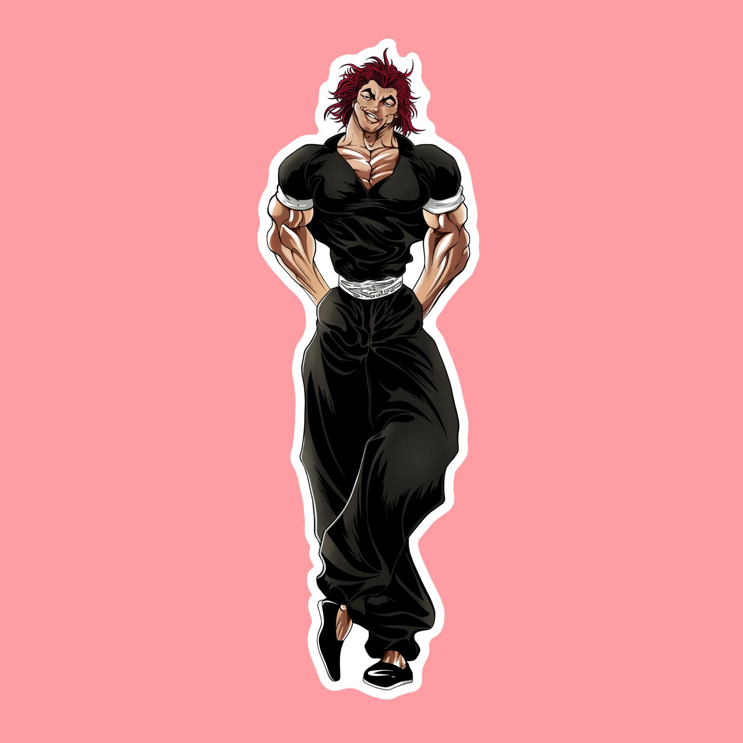 Yuujirou Hanma - Laptop Sticker
