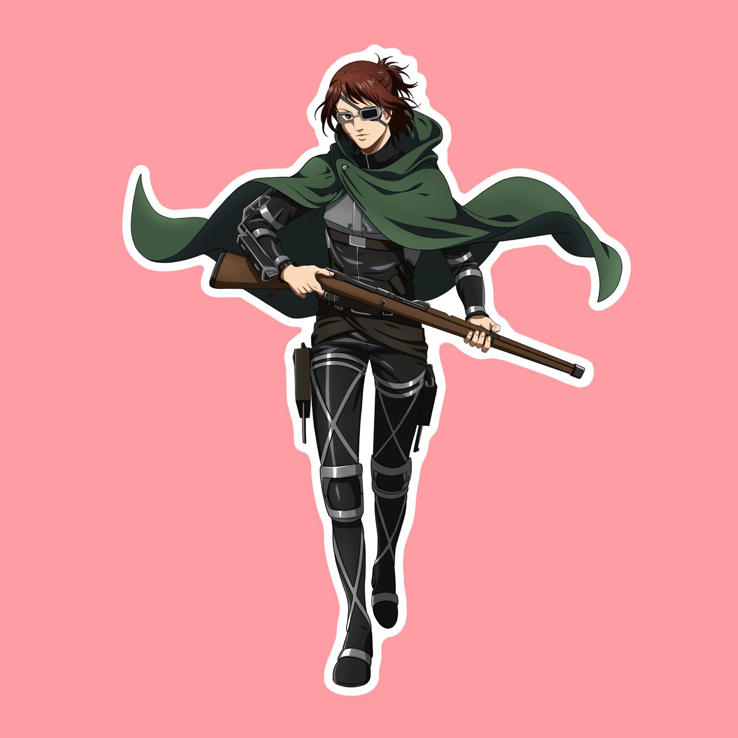 Hange Zoë AOT – Laptop Sticker