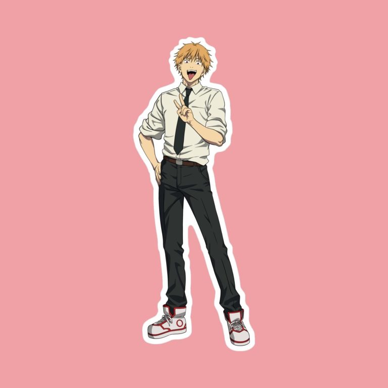 Denji V Chainsaw Man – Laptop Sticker