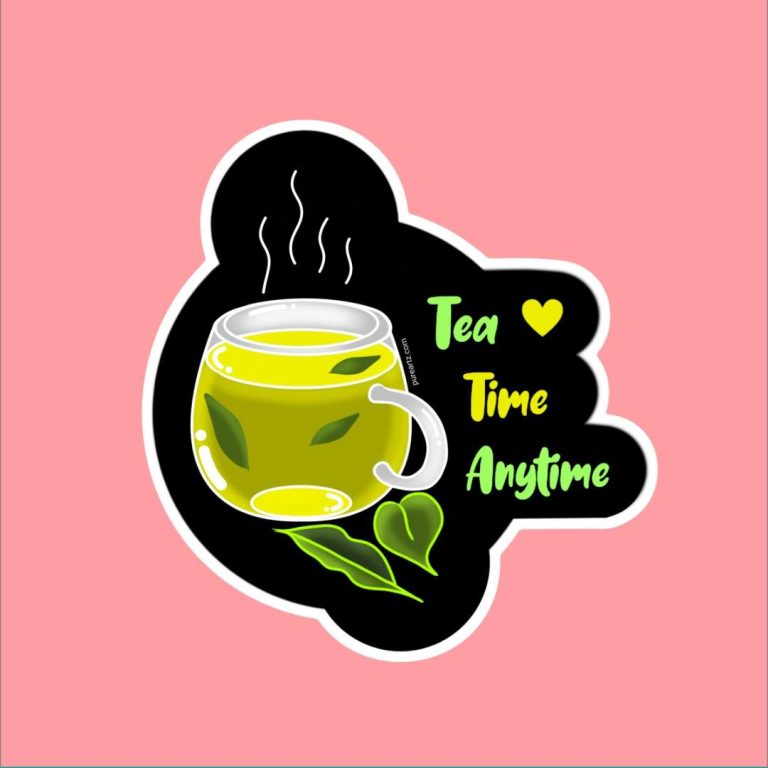 Green Tea Sticker