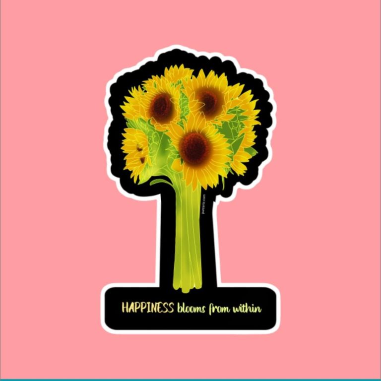 Sunflower Sticker