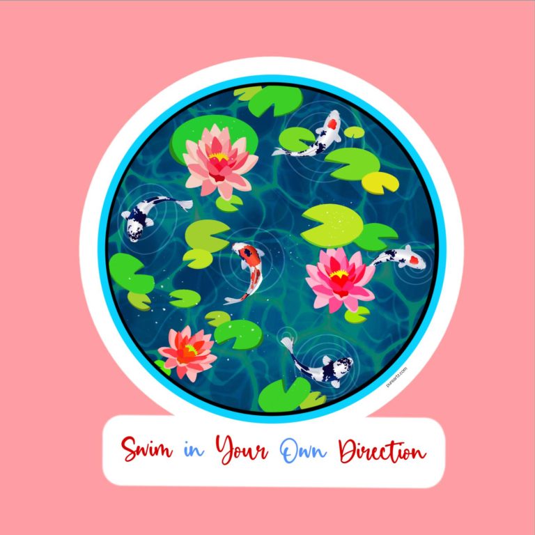 Koi Fish Sticker