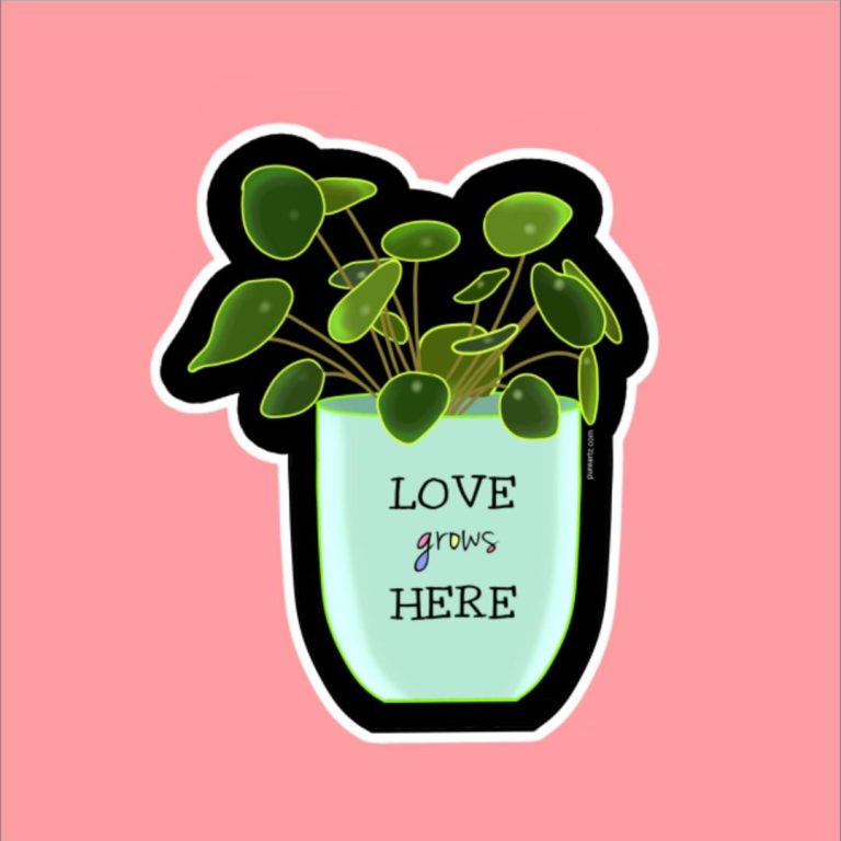 Pilea Sticker