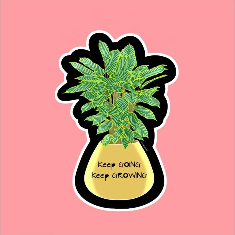 Prayer Plant Sticker
