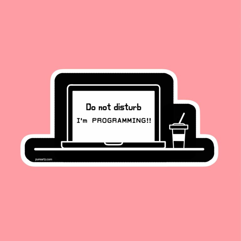 Programming - Laptop Sticker