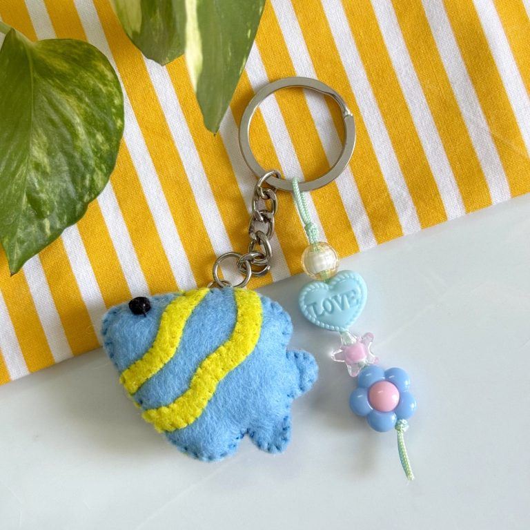 Fish Felt Keychain